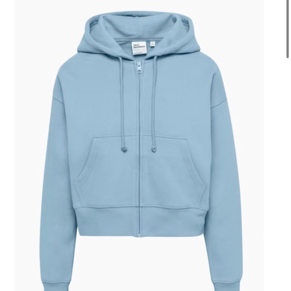 Aritzia TNA Cozy Fleece Boyfriend Boxy Zip Hoodie
